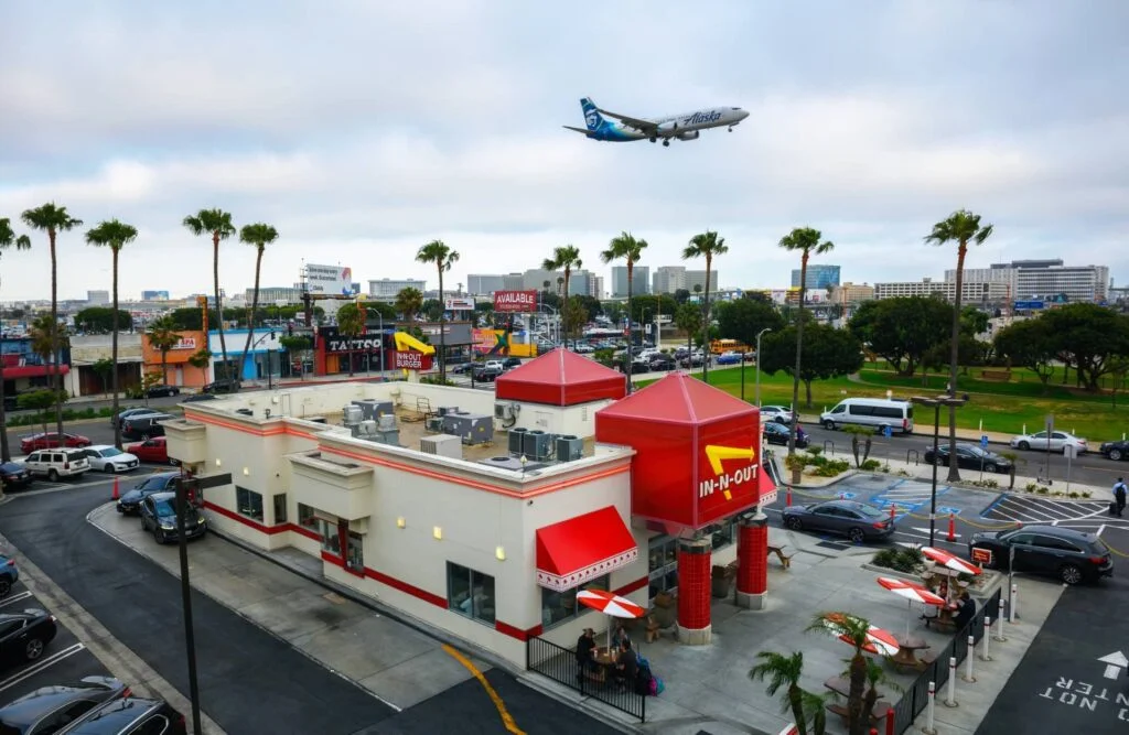 Vintage In-N-Out Burger restaurant